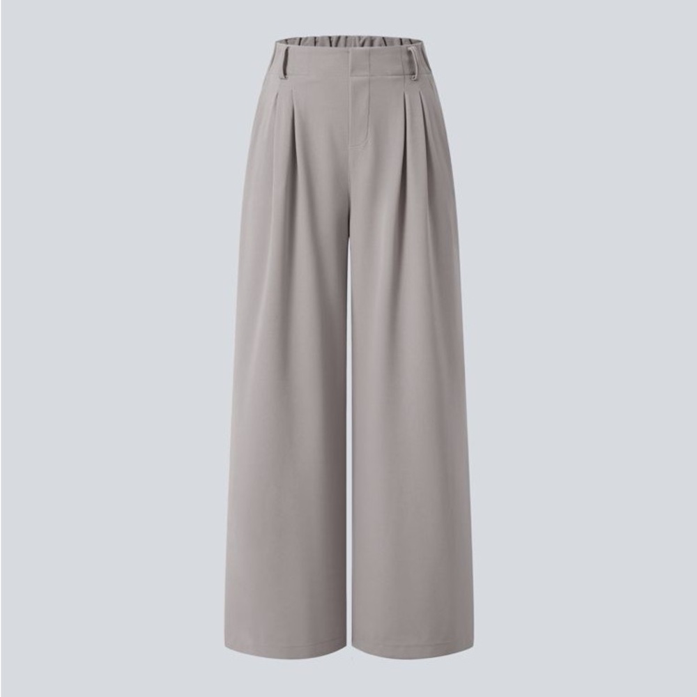 HALARA Flex High waisted pocket wide leg waffle work pants